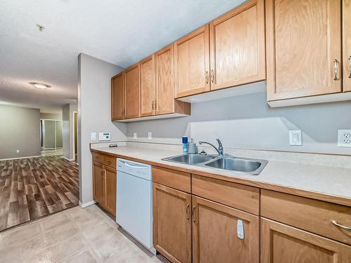 Edmonton, AB - Indoor Photo Showing Kitchen With Double Sink