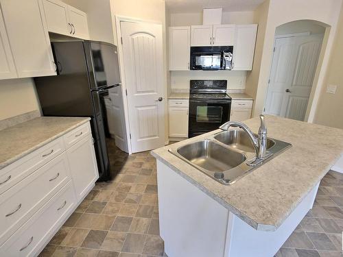 29 604 62 Street, Edmonton, AB - Indoor Photo Showing Kitchen With Double Sink