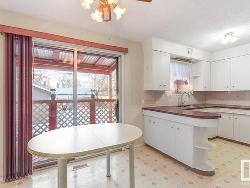 3641 117 Avenue, Edmonton, AB - Indoor Photo Showing Kitchen With Double Sink