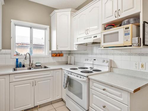 10252 159 Street Nw, Edmonton, AB - Indoor Photo Showing Kitchen With Double Sink