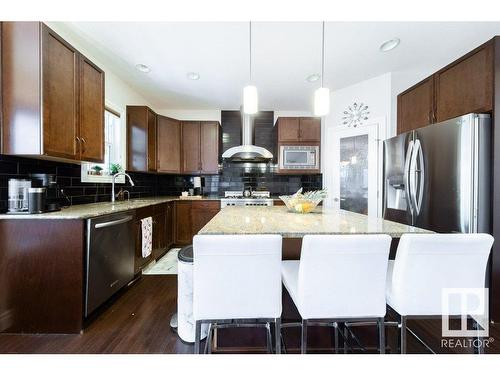 12228 170 Avenue, Edmonton, AB - Indoor Photo Showing Kitchen With Upgraded Kitchen