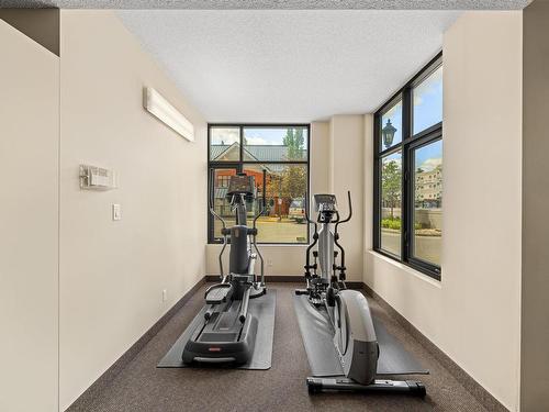 1401 9020 Jasper Avenue, Edmonton, AB - Indoor Photo Showing Gym Room