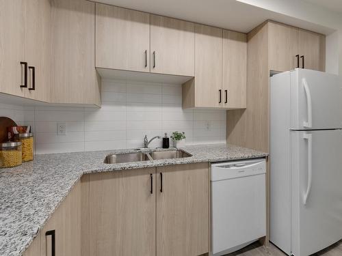 115 9504 182 Street, Edmonton, AB - Indoor Photo Showing Kitchen With Double Sink