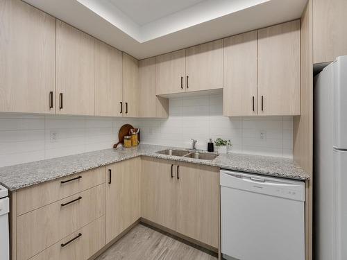 115 9504 182 Street, Edmonton, AB - Indoor Photo Showing Kitchen With Double Sink