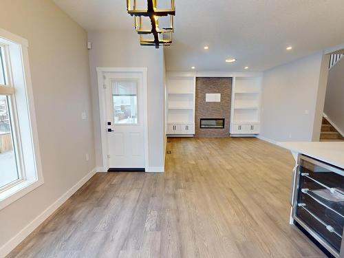 4220 41B Avenue, Drayton Valley, AB - Indoor Photo Showing Other Room With Fireplace