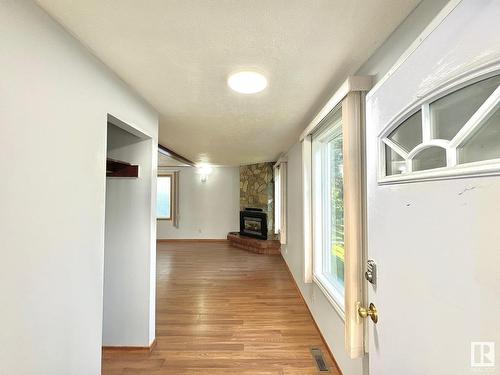 10509 63 Avenue, Edmonton, AB - Indoor Photo Showing Other Room With Fireplace