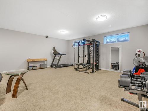 9402 85 Avenue, Morinville, AB - Indoor Photo Showing Gym Room