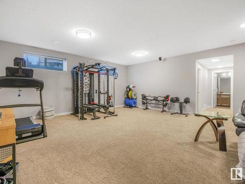 9402 85 Avenue, Morinville, AB - Indoor Photo Showing Gym Room