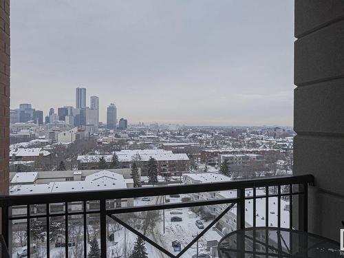 1201 9020 Jasper Avenue Nw, Edmonton, AB - Outdoor With Balcony With View