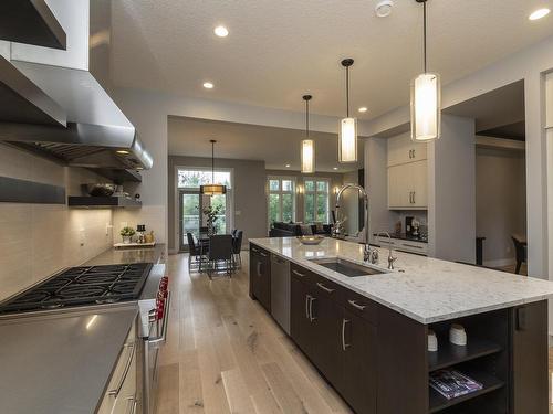 7549 May Common, Edmonton, AB - Indoor Photo Showing Kitchen With Upgraded Kitchen