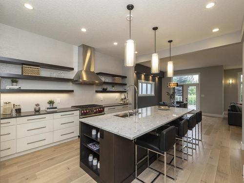 7549 May Common, Edmonton, AB - Indoor Photo Showing Kitchen With Upgraded Kitchen