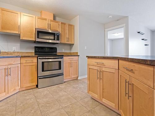 201 300 Spruce Ridge Road, Spruce Grove, AB - Indoor Photo Showing Kitchen