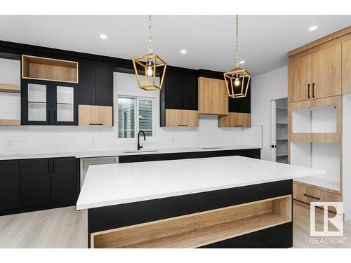 67 Dalquist Bay, Leduc, AB - Indoor Photo Showing Kitchen