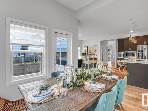 19011 20 Avenue, Edmonton, AB - Indoor Photo Showing Dining Room