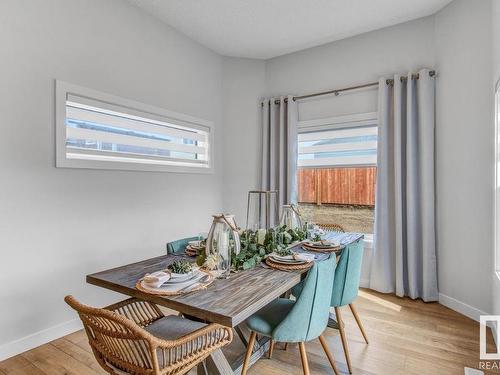 19011 20 Avenue, Edmonton, AB - Indoor Photo Showing Dining Room