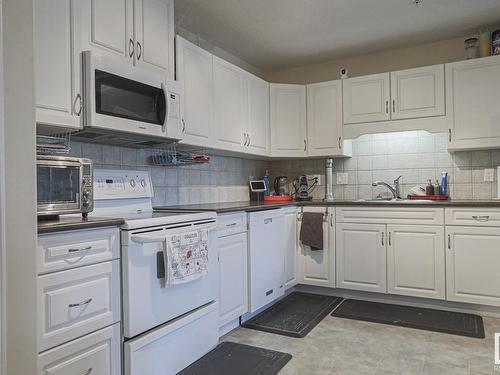 409 261 Youville Drive E, Edmonton, AB - Indoor Photo Showing Kitchen With Double Sink