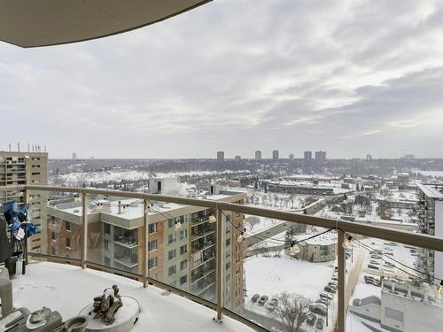 1203 9819 104 Street, Edmonton, AB - Outdoor With Balcony With View