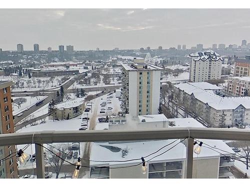 1203 9819 104 Street, Edmonton, AB - Outdoor With Balcony With View