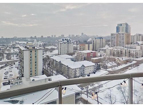 1203 9819 104 Street, Edmonton, AB - Outdoor With Balcony With View