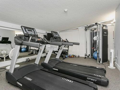 1203 9819 104 Street, Edmonton, AB - Indoor Photo Showing Gym Room