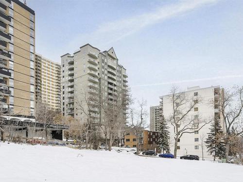 1203 9819 104 Street, Edmonton, AB - Outdoor With Facade