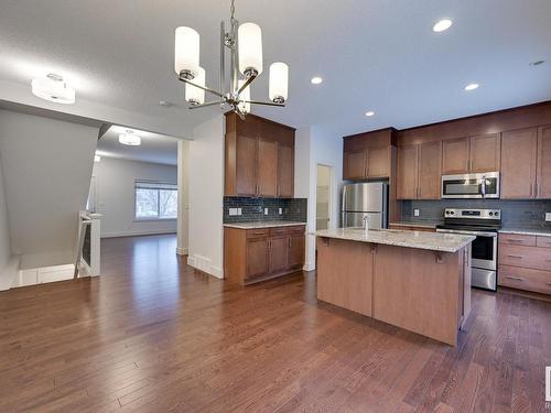 36 2003 Rabbit Hill Road, Edmonton, AB - Indoor Photo Showing Kitchen