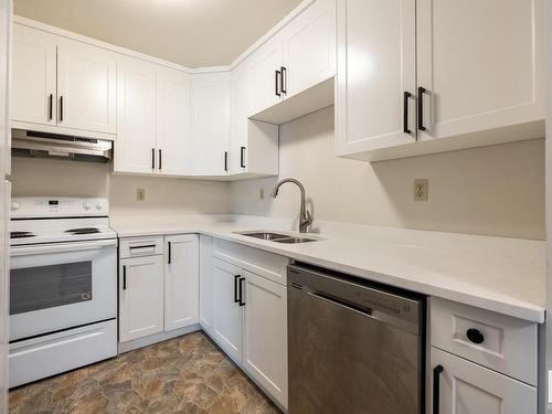 603 10145 109 Street, Edmonton, AB - Indoor Photo Showing Kitchen With Double Sink