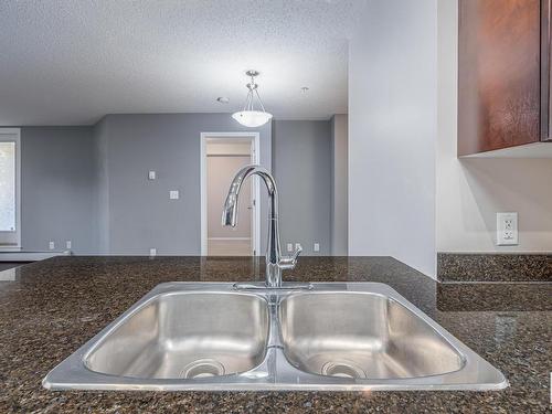 107 11804 22 Avenue, Edmonton, AB - Indoor Photo Showing Kitchen With Double Sink