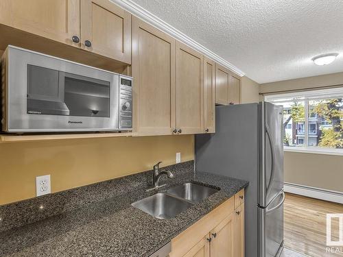 11217 103 Avenue, Edmonton, AB - Indoor Photo Showing Kitchen With Double Sink