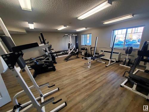 414 6925 199 Street Nw, Edmonton, AB - Indoor Photo Showing Gym Room