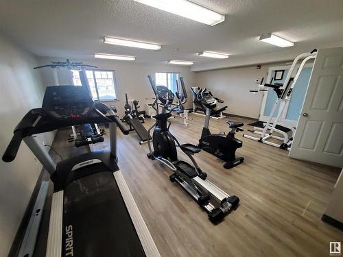 414 6925 199 Street Nw, Edmonton, AB - Indoor Photo Showing Gym Room