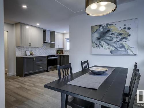 8233 154 Street, Edmonton, AB - Indoor Photo Showing Dining Room