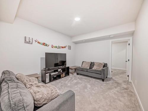 1215 Eaton Lane, Edmonton, AB - Indoor Photo Showing Living Room