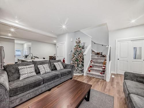 1215 Eaton Lane, Edmonton, AB - Indoor Photo Showing Living Room