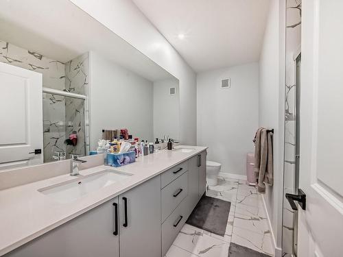 1215 Eaton Lane, Edmonton, AB - Indoor Photo Showing Bathroom