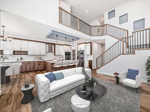 356 Bluff Cove, Leduc, AB - Indoor Photo Showing Living Room