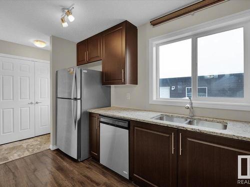 1396 Watt Dr, Edmonton, AB - Indoor Photo Showing Kitchen With Double Sink