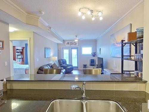 249 10121 80 Avenue, Edmonton, AB - Indoor Photo Showing Kitchen With Double Sink