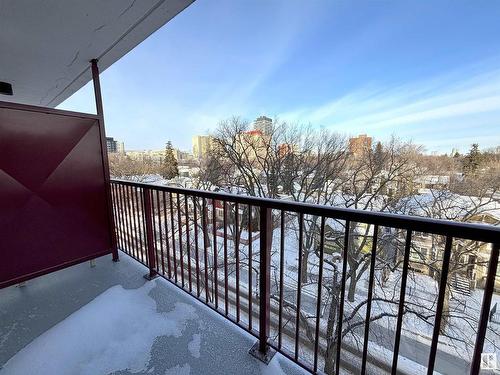 604 11007 83 Avenue, Edmonton, AB - Outdoor With Balcony With Exterior