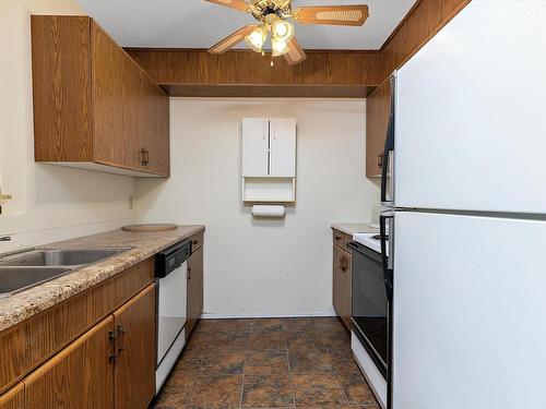 204 18004 95 Avenue, Edmonton, AB - Indoor Photo Showing Kitchen With Double Sink