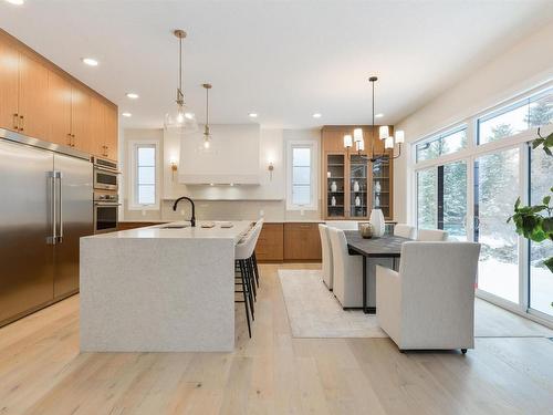 6A Marlboro Road, Edmonton, AB - Indoor Photo Showing Kitchen With Upgraded Kitchen