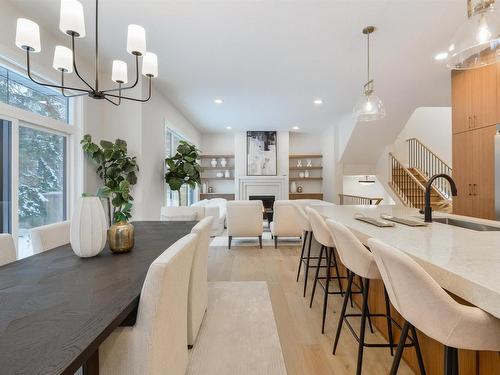 6A Marlboro Road, Edmonton, AB - Indoor Photo Showing Dining Room