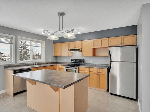 122 12050 17 Avenue, Edmonton, AB - Indoor Photo Showing Kitchen With Double Sink