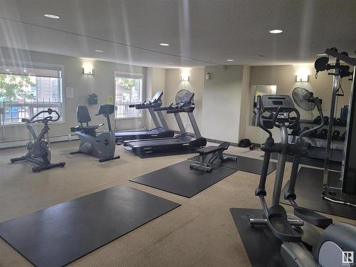 2407 320 Clareview Station Drive, Edmonton, AB - Indoor Photo Showing Gym Room