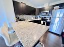 14808 125 Street, Edmonton, AB  - Indoor Photo Showing Kitchen With Stainless Steel Kitchen With Double Sink 