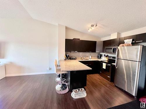 14808 125 Street, Edmonton, AB - Indoor Photo Showing Kitchen With Stainless Steel Kitchen