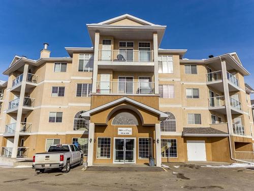 326 7801 Golf Course Road, Stony Plain, AB - Outdoor With Balcony With Facade