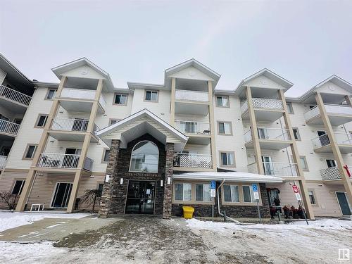 412 245 Edwards Dr, Edmonton, AB - Outdoor With Balcony With Facade