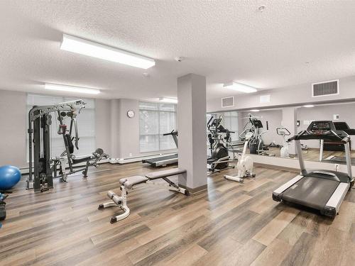 302 4008 Savaryn Drive, Edmonton, AB - Indoor Photo Showing Gym Room