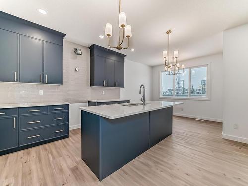 207 Kettyl Co Nw, Leduc, AB - Indoor Photo Showing Kitchen With Upgraded Kitchen